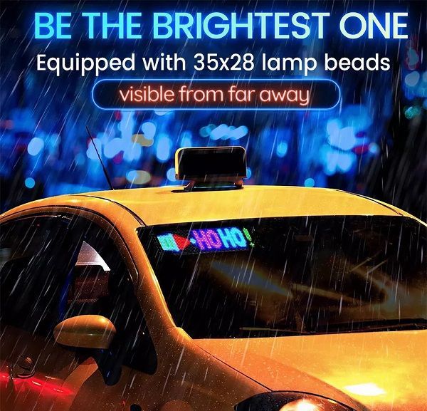 Διαφημιστική εύκαμπτη πινακίδα οχημάτων LED με τηλεχειριστήριο - 1122110A/04316 - 110851