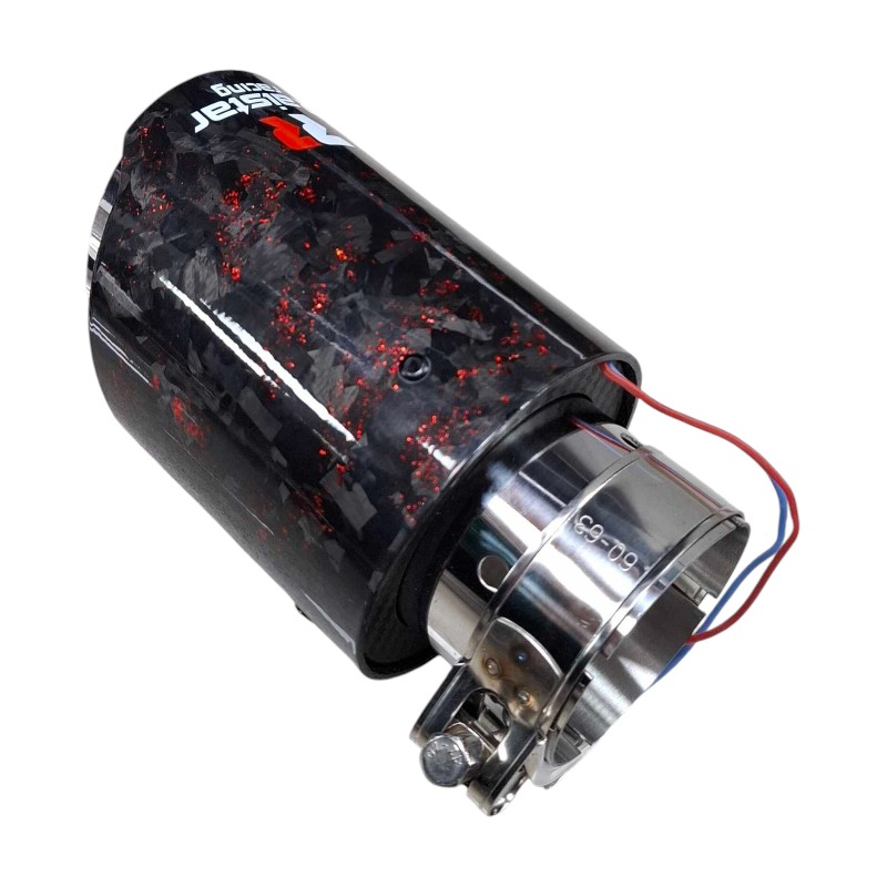 Τελικό εξάτμισης αυτοκινήτου με φωτισμό - G35702-KZ - 120830 - Red