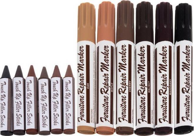 SPM Σετ Μαρκαδόροι Επιδιόρθωσης για Ξύλο 12τμχ