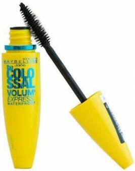 Maybelline The Colossal Volum Express Αδιάβροχη Mascara για Όγκο Glam Black 9.5ml