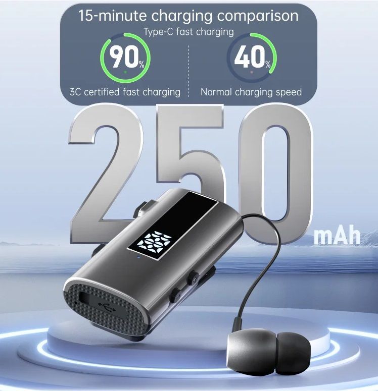 Ασύρματο ακουστικό Bluetooth - K92 - 230632 - Rose Gold