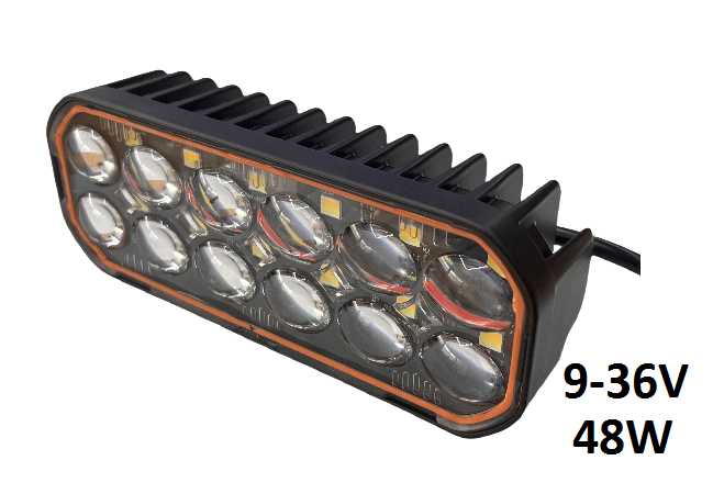Προβολέας μοτοσυκλέτας LED - 48W - 12/24V - 3104586/14 - 310798