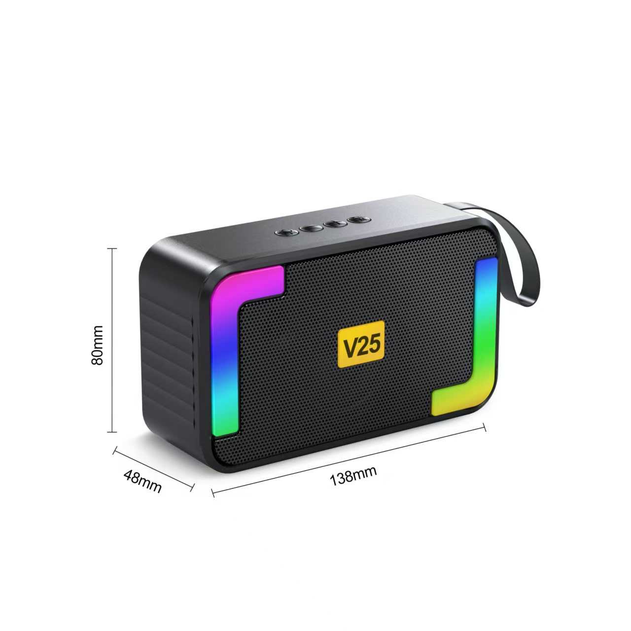 Ασύρματο ηχείο Bluetooth - V25 - 304531 - Black