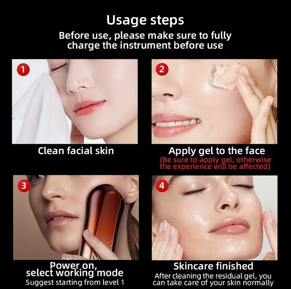 Συσκευή τόνωσης & σύσφιξης προσώπου EMS - 814338