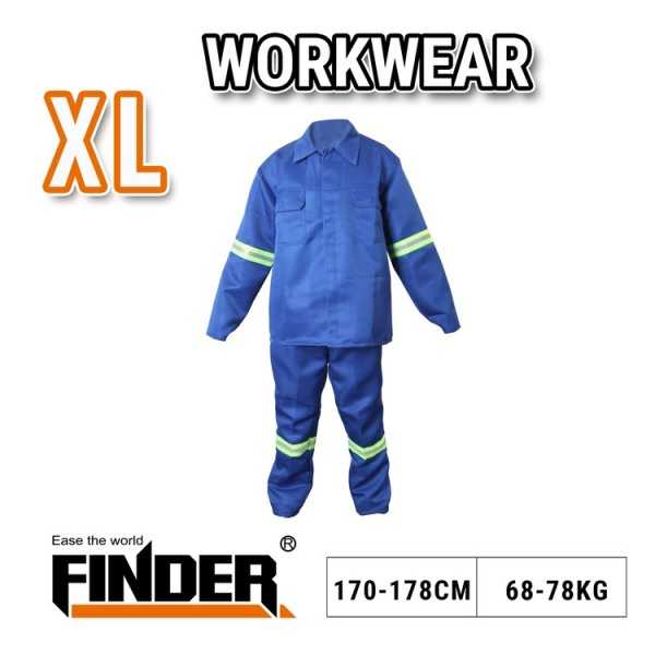 Φόρμα εργασίας με ανακλαστικά - No.XL - 68-78kg - Finder - 198571