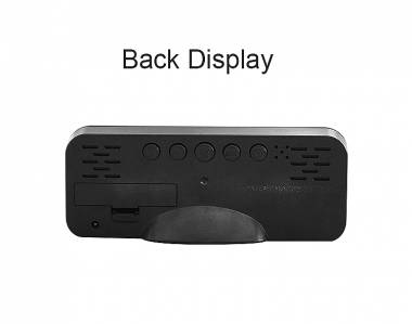 Ψηφιακό ρολόι – Ξυπνητήρι - 668 - 006681 - Black