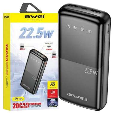 Powerbank - P13K - 20.000mah - 22.5W - AWEI - 009102