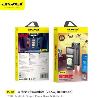 Powerbank - P77K - 10.000mah - AWEI - 011761