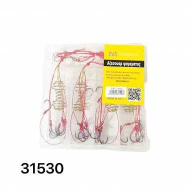 Μαλαγρωτής ψαρέματος σπιράλ με αγκίστρια - 831530