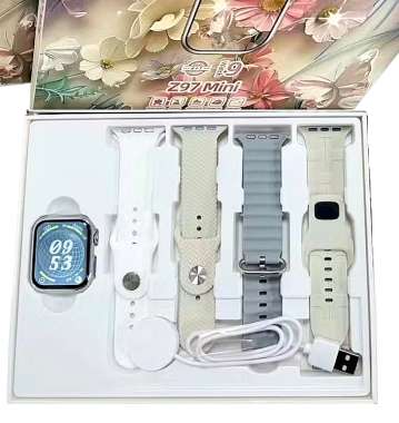 Σετ Smartwatch με 4 λουράκια - Z97 Mini - 064748 - Grey