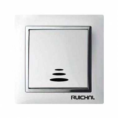 Διακόπτης τοίχου χωνευτός με λυχνία - Μονός διπλού ελέγχου - RC3605 - 068110
