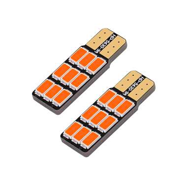 Λαμπτήρες LED - T10 - R-DT10F-02AU - 2pcs - 110189 - Red