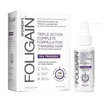 Foligain triple action formula USA - Λοσιόν/Σπρέι με 10% τριοξιδίλη Κατά της τριχόπτωσης για γυναίκες 59ml