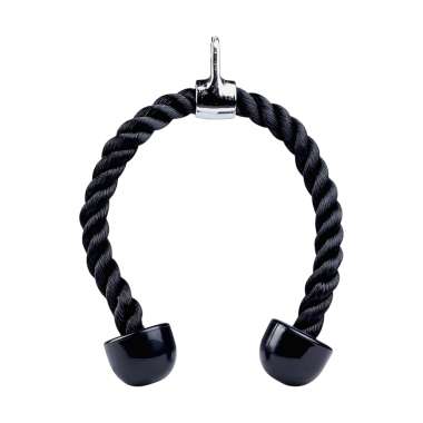 Σχοινί τροχαλίας διπλής λαβής για εκγύμναση τρικεφάλων - 70cm - 80234 - 150516