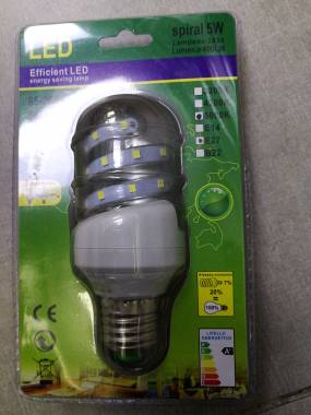 Λάμπα LED COB - E27 - 5W - 6500K - 861244