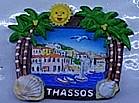 Tουριστικό μαγνητάκι Souvenir – Σετ 12pcs - Resin Magnet - Thassos - 678127