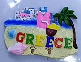 Tουριστικό μαγνητάκι Souvenir – Σετ 12pcs - Resin Magnet - Greece - 678064