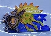Tουριστικό μαγνητάκι Souvenir – Σετ 12pcs - Resin Magnet - Chalkidiki - 678080