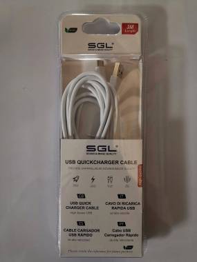 Καλώδιο φόρτισης & data Micro USB - Quick Charge - V8 - 3M - 194752