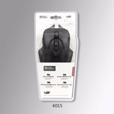 Ασύρματο ποντίκι - K015 - 177319 - Black