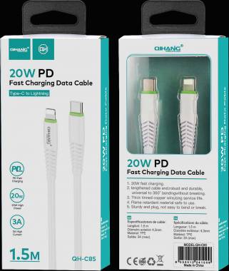Καλώδιο USB Type-C to Lightning - 20W - 1.5m - C85 - 241009
