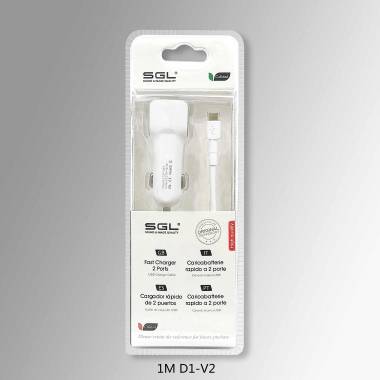 Φορτιστής αυτοκινήτου - TypeC - 1m - D1-V2 - 110213T