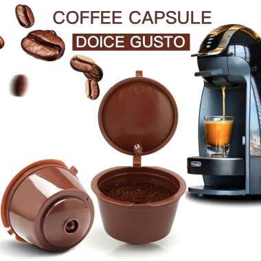 Olympus Σετ Επαναγεμιζόμενες Κάψουλες Καφέ Espresso για Καφετιέρες Dolce Gusto 5 τμχ