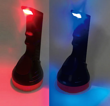 Επαναφορτιζόμενος φακός LED - 88069 - 182752 - Red/Black