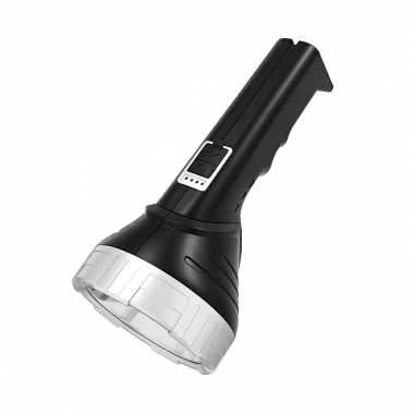 Επαναφορτιζόμενος φακός LED - 88069 - 182752 - Black/Silver