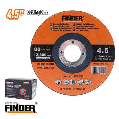 Δίσκος κοπής μετάλλου - 4.5" - Finder - 195650
