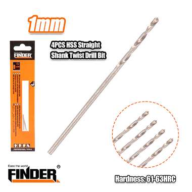 Τρυπάνια σιδήρου - 4241 - 1mm - 4pcs - Finder - 195745