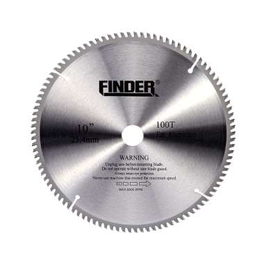 Δίσκος κοπής αλουμινίου - TCT - 10" - Φ255 - 100T - Finder - 196005