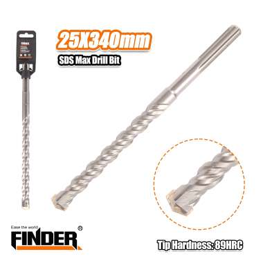 Τρυπάνι μπετού SDS - 25x340mm - Finder - 196423