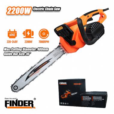 Ηλεκτρικό αλυσοπρίονο - 2200W - 16" - Finder - 198620_197267