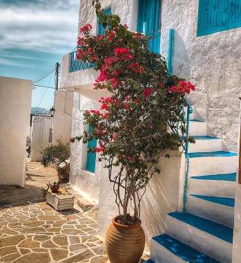 Olympus Diamond Painting "Beautiful Greek Island,cyclades" - Ψηφιδωτό Μωσαικό "Όμορφο Ελληνικά νησιά,Κυκλάδες" 50Χ40