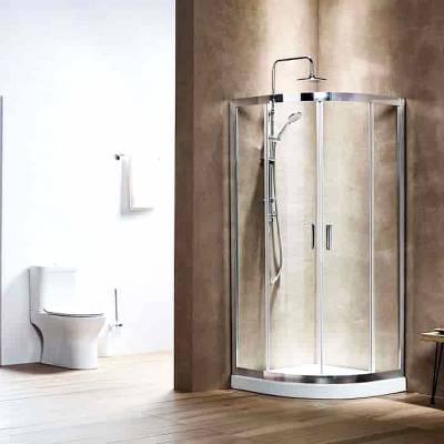 Καμπίνα NEW LINE Ημικυκλική ΔιάφανηShower Cabin NEW LINE 1/4 Circular Clear - NL 9090 R 90Χ90cm