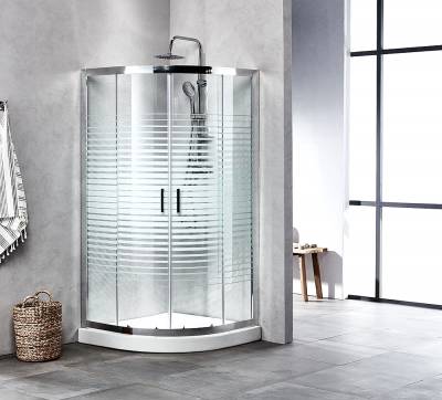 Καμπίνα NEW LINE Ημικυκλική ΣεριγραφίαShower Cabin NEW LINE 1/4 Circular Line - NL 9090 RS 90Χ90cm