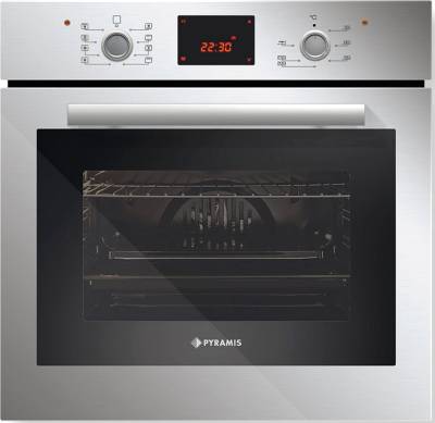 Pyramis 60ΑΠ 1065 Φούρνος άνω Πάγκου 66lt χωρίς Εστίες Π59.5εκ. Inox 034005201