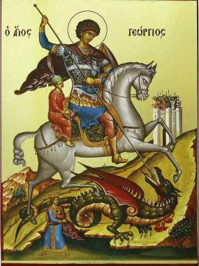 Olympus Diamond Painting Saint George - Ψηφιδωτό Μωσαικό Αγιού Γεωργίου  50X40