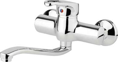 Pyramis Essential Sereno Μπαταρία Κουζίνας Τοίχου Chrome 096701401