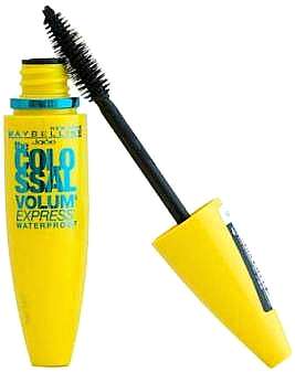 Maybelline The Colossal Volum Express Αδιάβροχη Mascara για Όγκο Glam Black 9.5ml