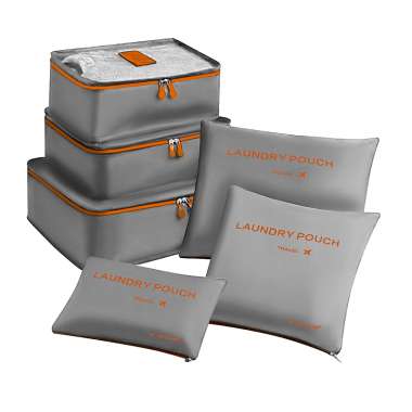 Trizand Θήκη Οργάνωσης Γκρι 6τμχ