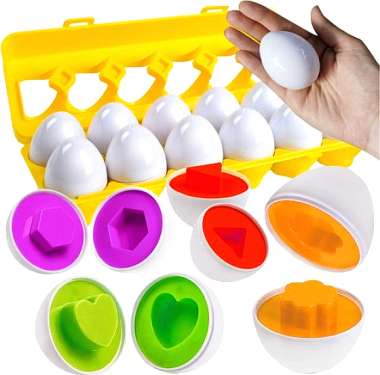 Iso trade Παιδικό Εκπαιδευτικό Puzzle Montessori Αυγοθήκη