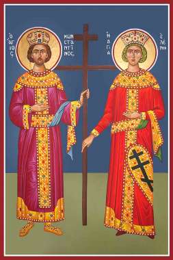 Olympus Diamond Painting "Saint Constantine and Saint Helena" - Ψηφιδωτό Μωσαικό "Άγιος Κωνσταντίνος & Αγία Ελένη" 50X70
