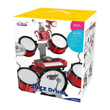 Παιδικό σετ Drums - Jazz Drum - 1902 - 215162 - Gold