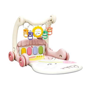 Βρεφικό γυμναστήριο & στράτα - 2in1 - 368-45B - 215344 - Pink