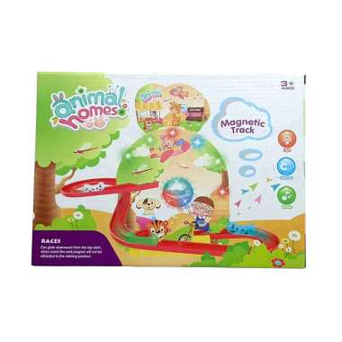 Παιχνίδι τσουλήθρα με ζωάκια και ήχο - 8877c - 221899