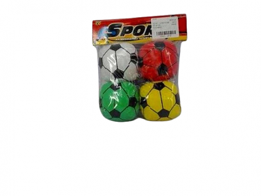 Σετ μαλακά μπαλάκια παιχνιδιού - No.3 - 4pcs - 0648-45 - 222066