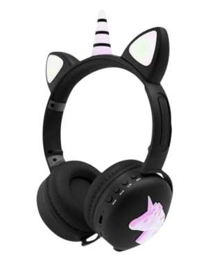 Ασύρματα ακουστικά - Unicorn Headphones - ME17 - 258606 - Black