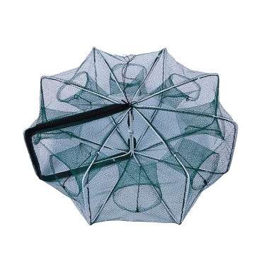 Πτυσσόμενη παγίδα ψαρέματος - Κιούρτος με 8 εισόδους - 21*60cm - 831363